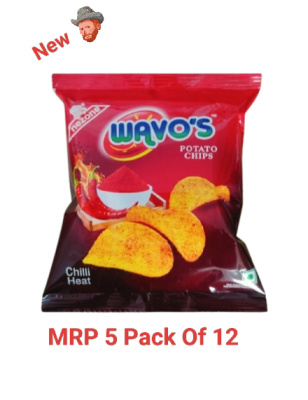 Nezone wAvo's Hot Chill Chips MRP 5 Pack Of 12 