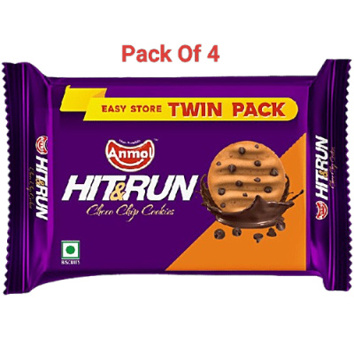 Anmol Choco Chip Cookies MRP 20 Pack Of 4 